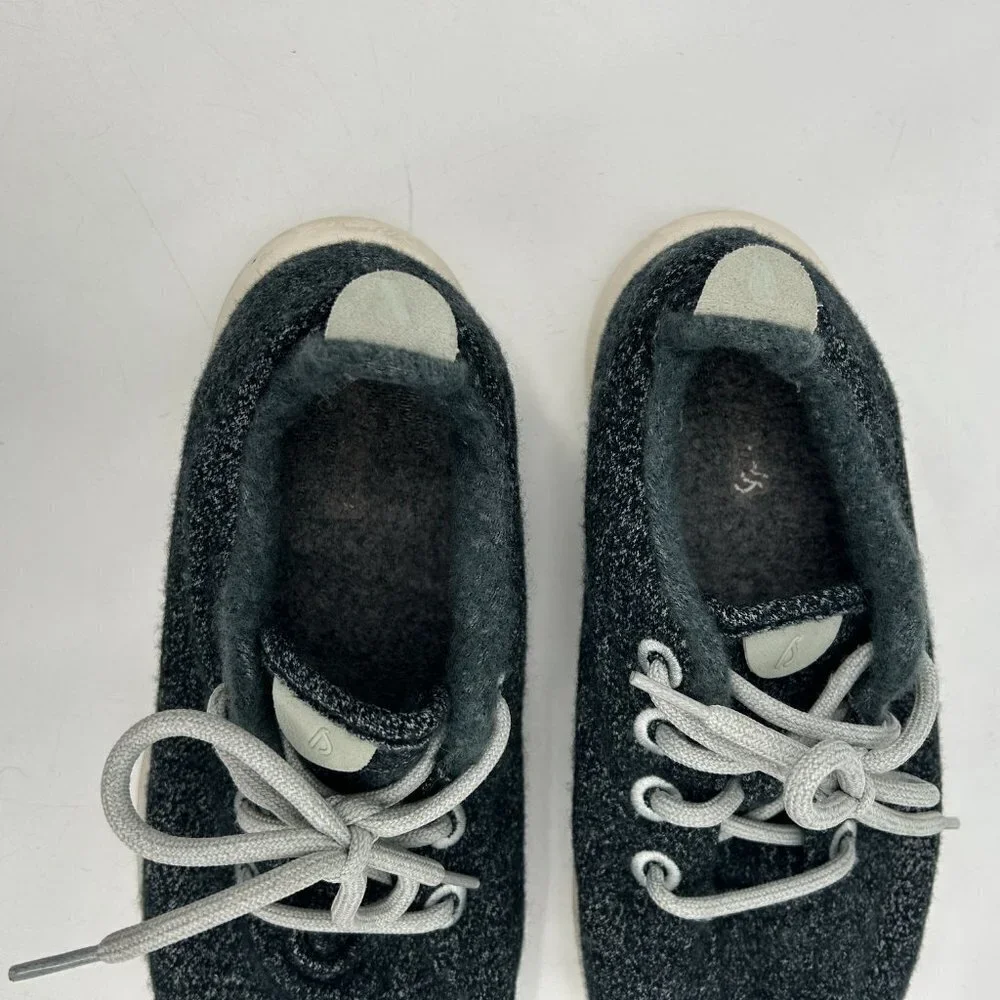 ALLBIRDS Women's Gray Wool Washable Lace Up Running Sneakers Shoes Size 9